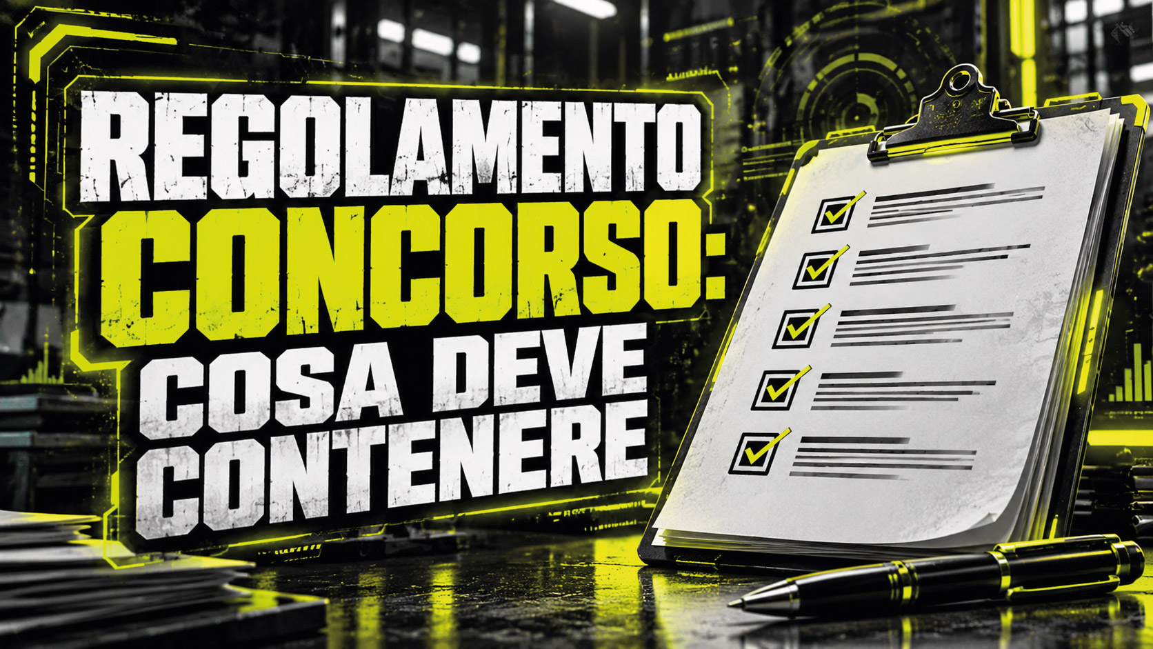 Regolamento di un concorso a premi: cosa deve contenere (punto per punto)